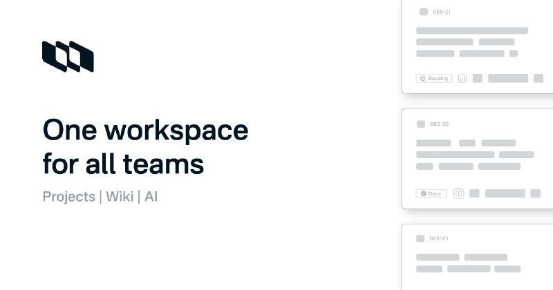 Plane | Open-source Project Management Software for all teams